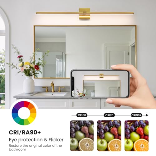 Modern Bathroom Light Fixtures Over Mirror
