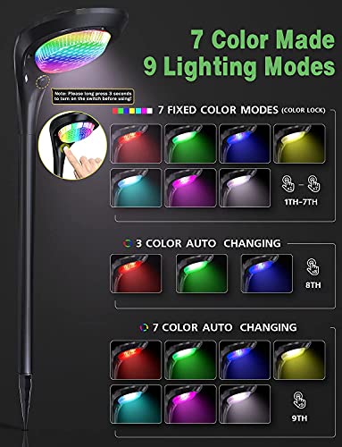 Color Solar Pathway Lights (4 Count)