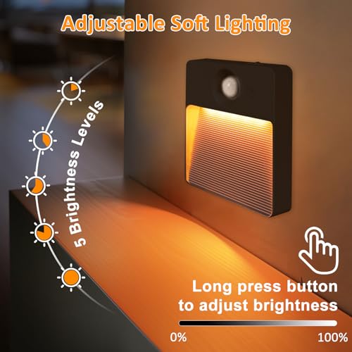 8 Pack Motion Sensor Stair Light for Indoor (8 Count)