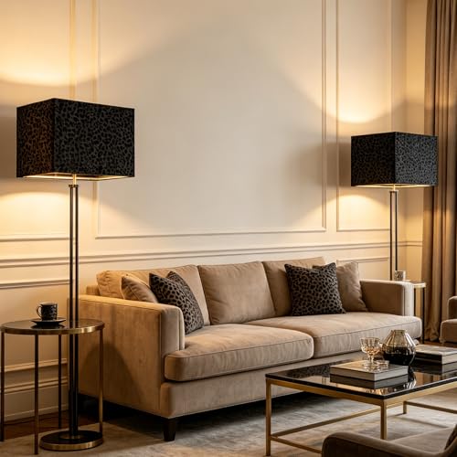 Large Rectangle Lamp Shades Set of 2 (2 Count)