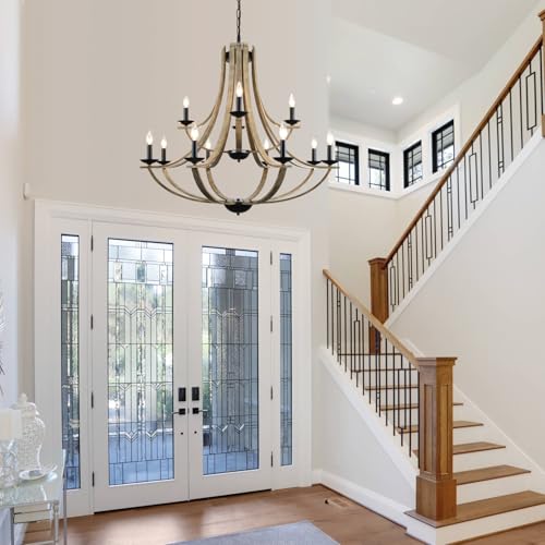Farmhouse Chandeliers for Dining Room Light Fixture