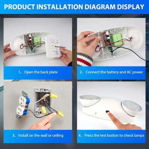 14 Pack Commercial LED Emergency Light