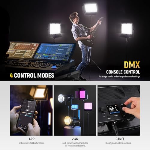 Bi Color LED Panel Video Light APP