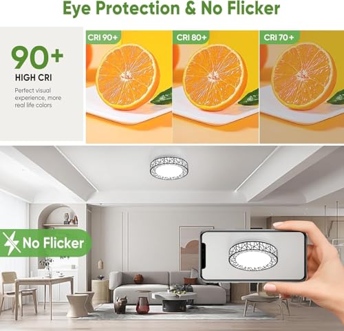 14 Inch Bird's Nest Flush Mount Ceiling Light