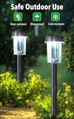 Solar Pathway Lights Outdoor (12 Count)