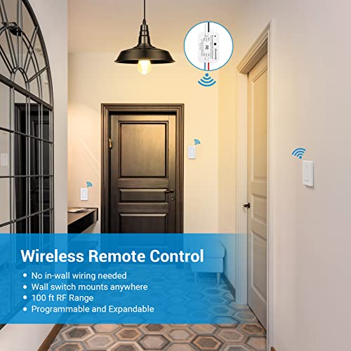 Wireless Wall Light Switch Kit