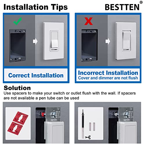 2PK Dimmer Light Switch (2 Count)