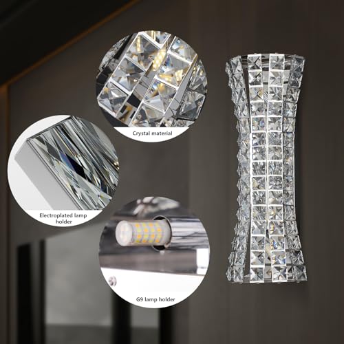 Crystal Wall Sconces (35.274 Ounce)