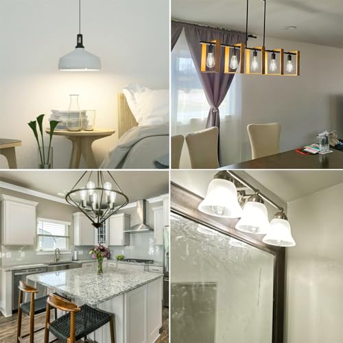 12 PCS ST58 Dimmable Spiral Vintage E26 LED Bulb 60 Watt LED Edison Bulbs (12 Count)