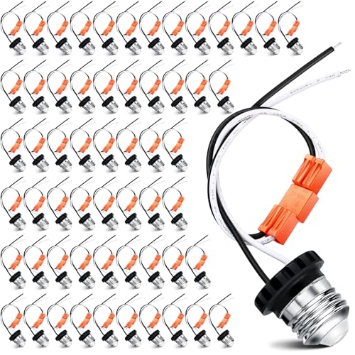 50 Pcs E26 Socket Adapter (50 Count)