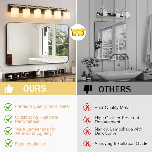 Modern Bathroom Light Fixtures Over Mirror