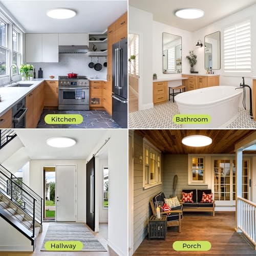1Pack LED Flush Mount Ceiling Light Fixture