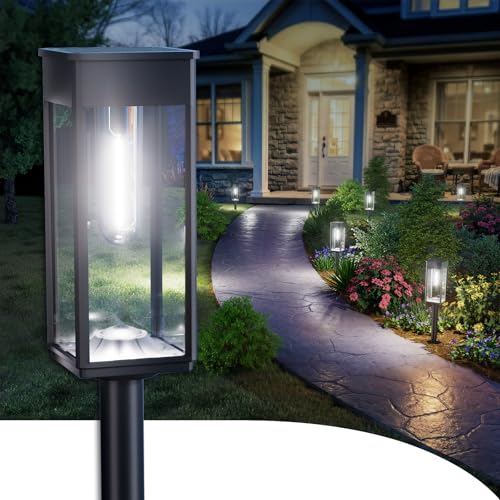 Solar Pathway Lights Outdoor (4 Count)