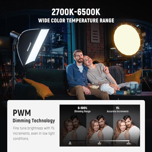 MS150B 130W Bi Color LED Video Light
