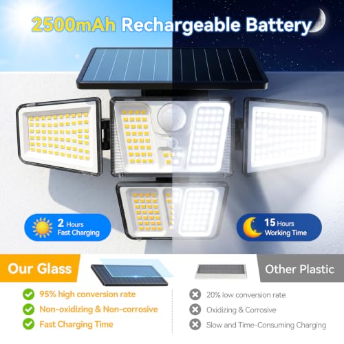 Solar Flood Lights (4 Count)