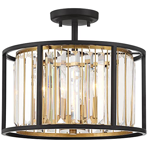 Milne 14" Wide Bronze and Brass Semi