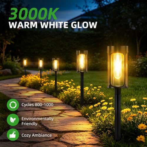 Solar Lights Outdoor (8 Count)