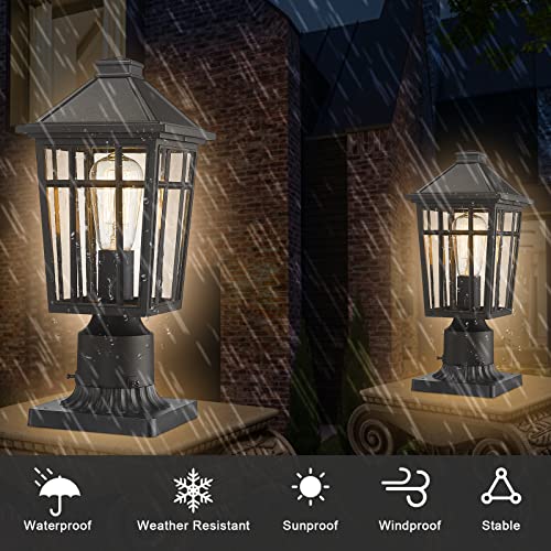 Outdoor Post Lights Lamp Post Light Fixture (2 Count)