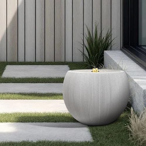 Modern Resin Water Fountain Natural Stone Look