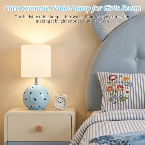 Small Table Lamp (Blue)