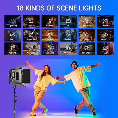 GVM 1500D RGB LED Video Light (3 Count)