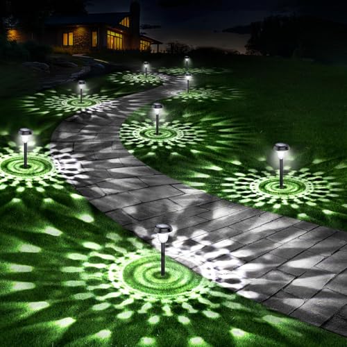 10 Pack Ultra Bright Solar Lights Outdoor Waterproof (10 Count)