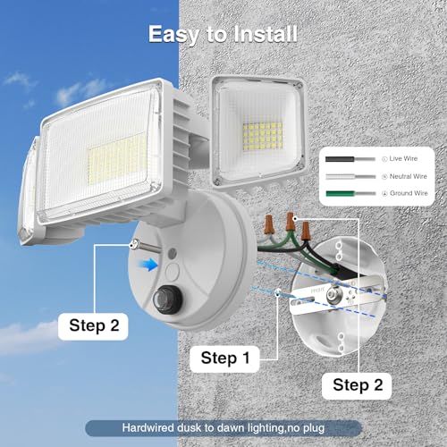 100w Dusk to Dawn Outdoor Lighting