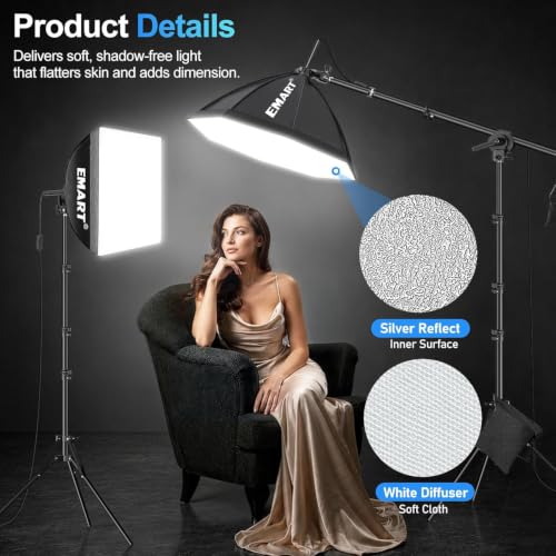 Softbox Photography Lighting Kit (2 Count)