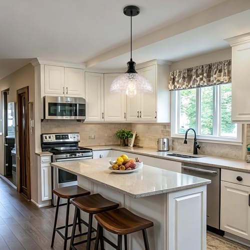 Vintage Pendant Light Kitchen Island (Clear / 1 Pack)