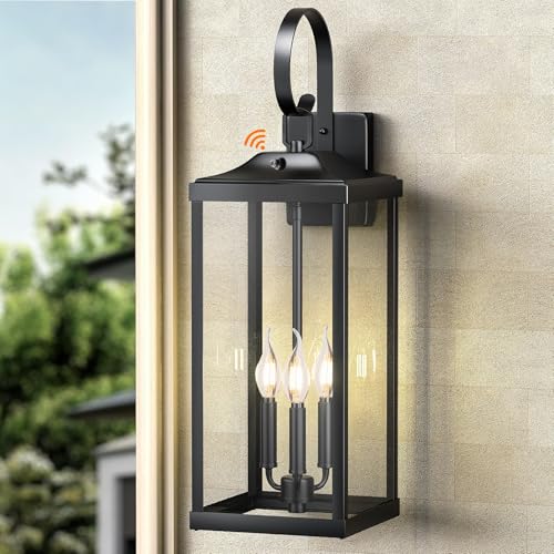 24" Extra Large Dusk to Dawn Outdoor Light Fixture