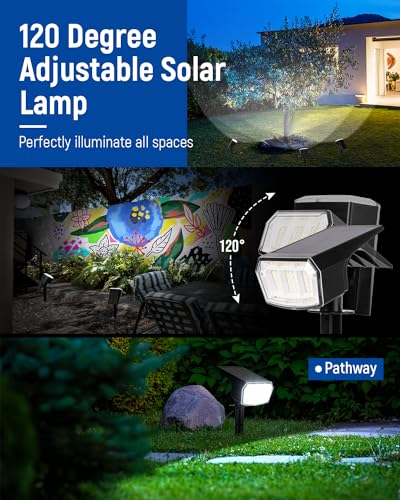 Solar Spot Lights Outdoor Waterproof (10 Count)