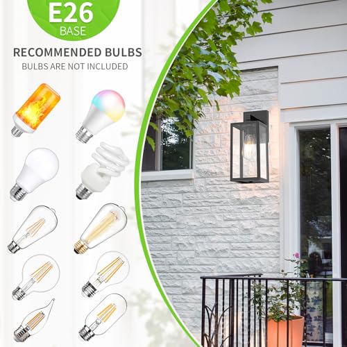Outdoor Wall Light Fixtures (2 Count)