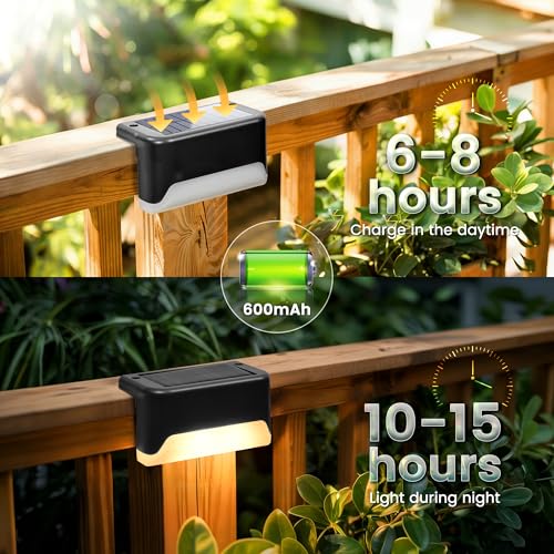 Solar Deck Lights Outdoor (16 Count)