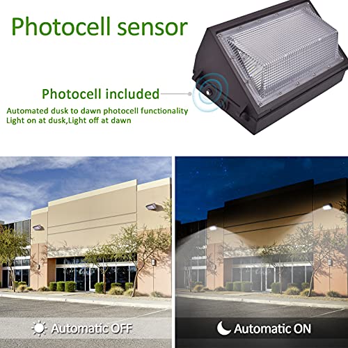 LED Wall Pack Light with Dusk to Dawn Photocell (2 Count)