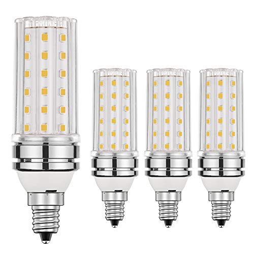 E12 LED Bulb 12W Warm White 3000K LED Bulbs (4 Count)