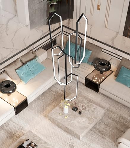 6 Rings Chandelier Modern