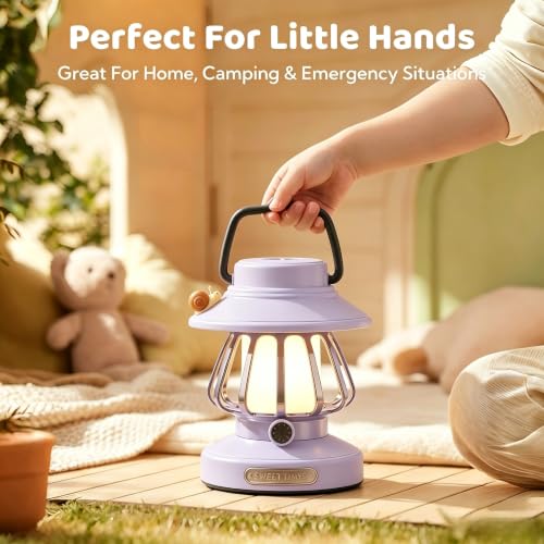 Kids Lantern with 3 Color Light & USB