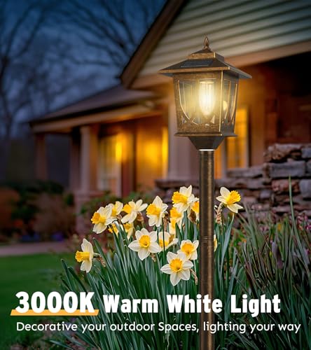 63" Solar Lamp Post Light 2 Pack (2 Count)