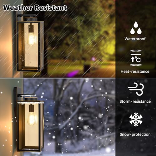 15’’ Large Outdoor Wall Lights (2 Count)