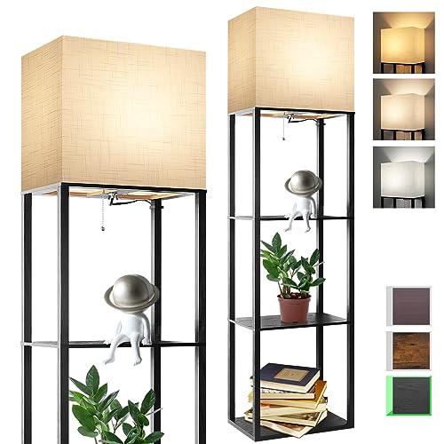 Plus Floor Lamp with Shelves