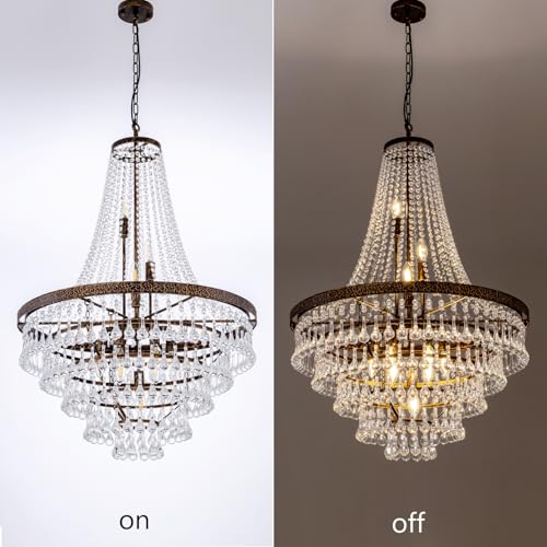 French Empire Crystal Chandeliers