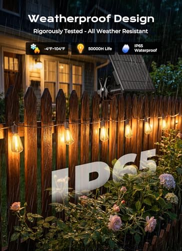 151FT Solar String Lights Outdoor (151 Foot)