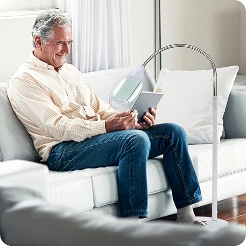LightView Pro Magnifying Glass with Light and Stand
