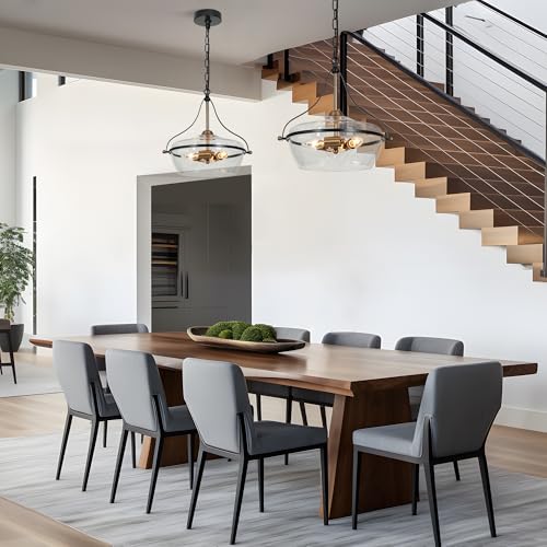 Black and Gold Chandelier (3 Count)