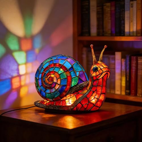 Stained Glass Animal Lamp