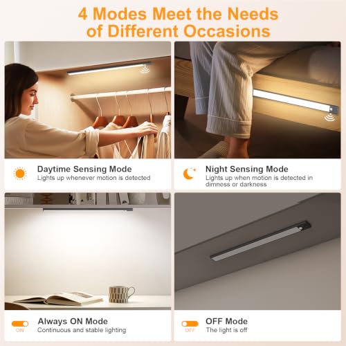 14.7inch Under Cabinet Lighting Rechargeable 2 Pack