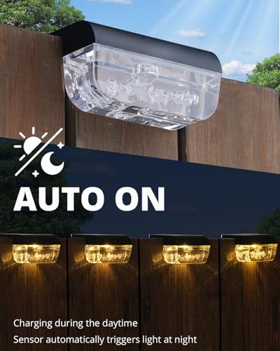 Solar Step Lights Outdoor (12 Count)