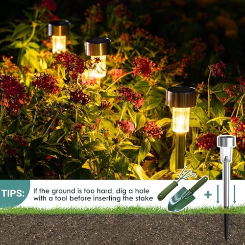 16 Pack Solar Lights Outdoor Waterproof (16 Count)