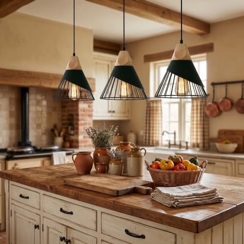2 Pack Modern Farmhouse Pendant Light (2 Count)