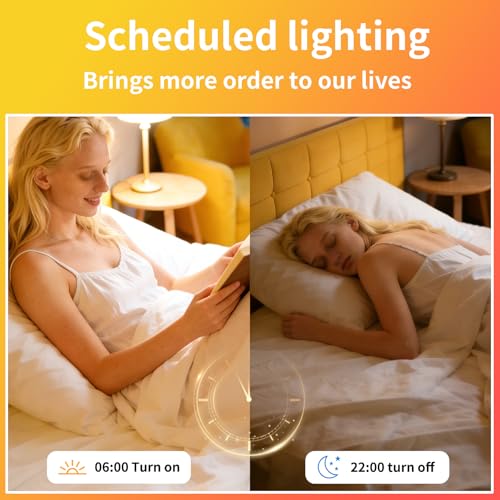 Smart G9 LED Bulbs with App & Remote Control (2 Count)